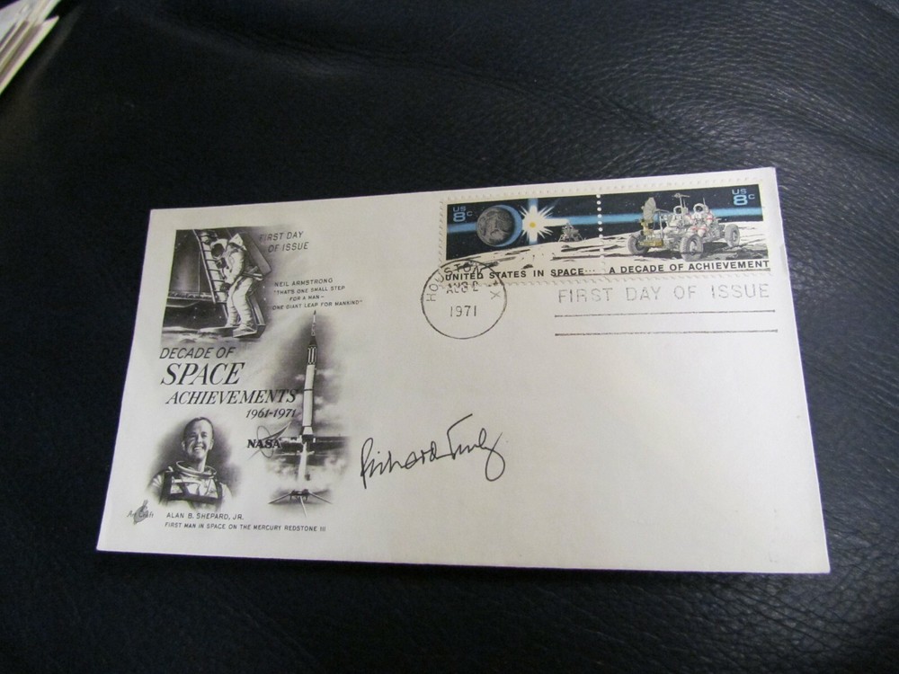 Richard Dick Truly Signed First Day Cover Envelope Space Accomplishments