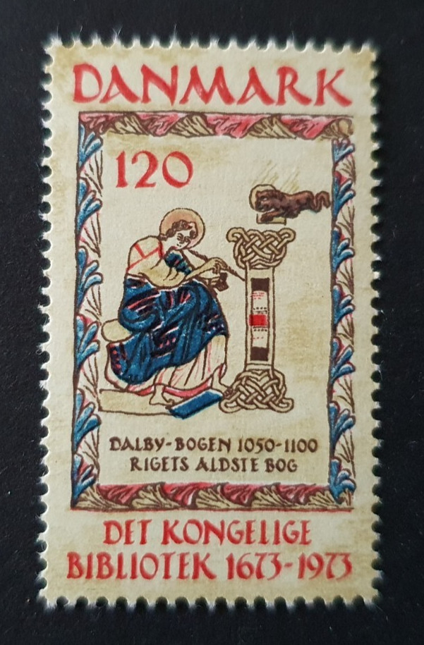 1973 DENMARK DANMARK ROYAL LIBRARY VF MNH