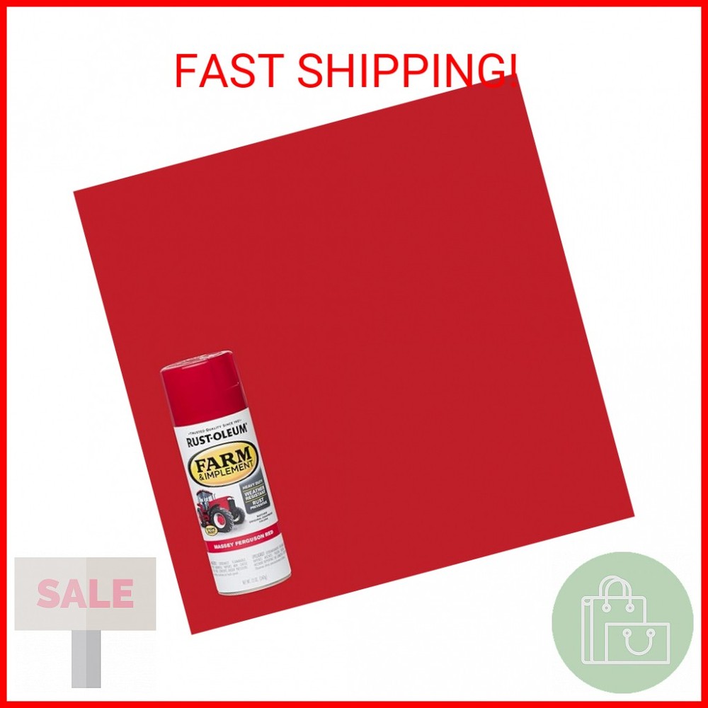 12 oz Farm Implement Spray Paint, Massey Ferguson Red