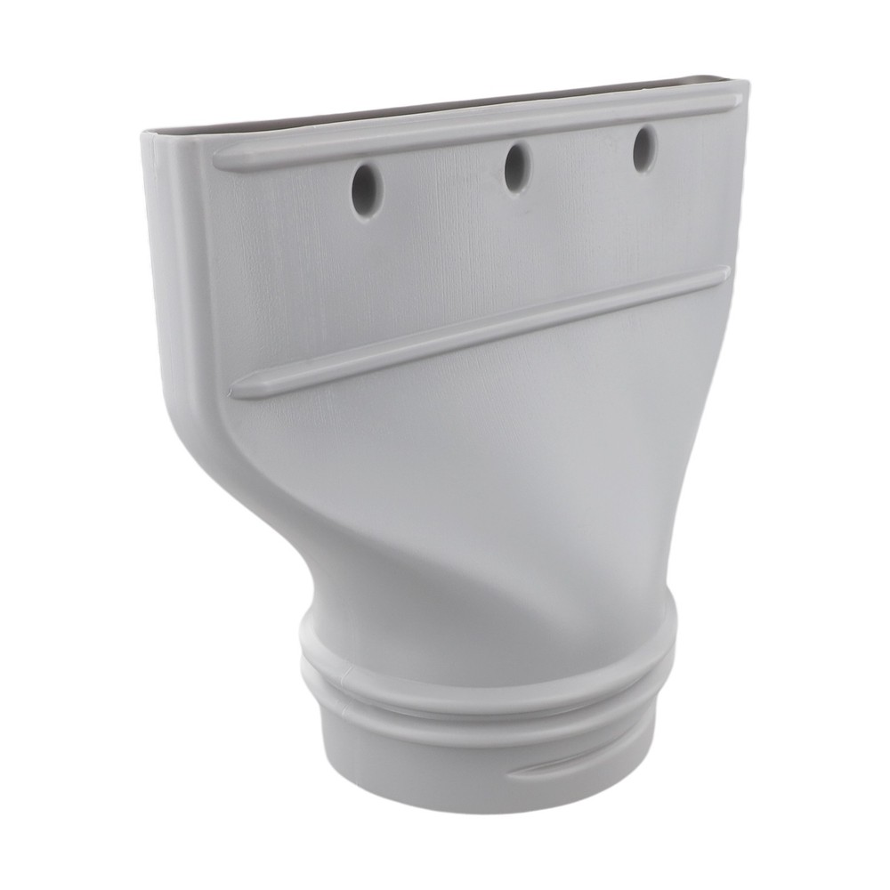 Exhaust Vent Flat Hose Adapter for Optimized Airflow and Compatibility