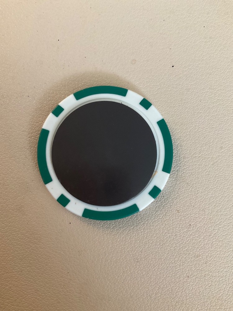John Deere Poker Chip Refrigerator Magnet