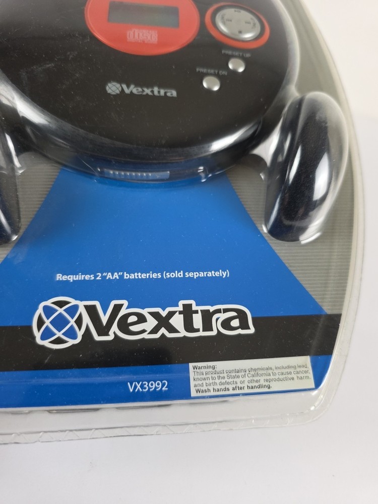 Vintage Vextra CD Player NEW/SEALED Programmable Memory/ Bass Boost