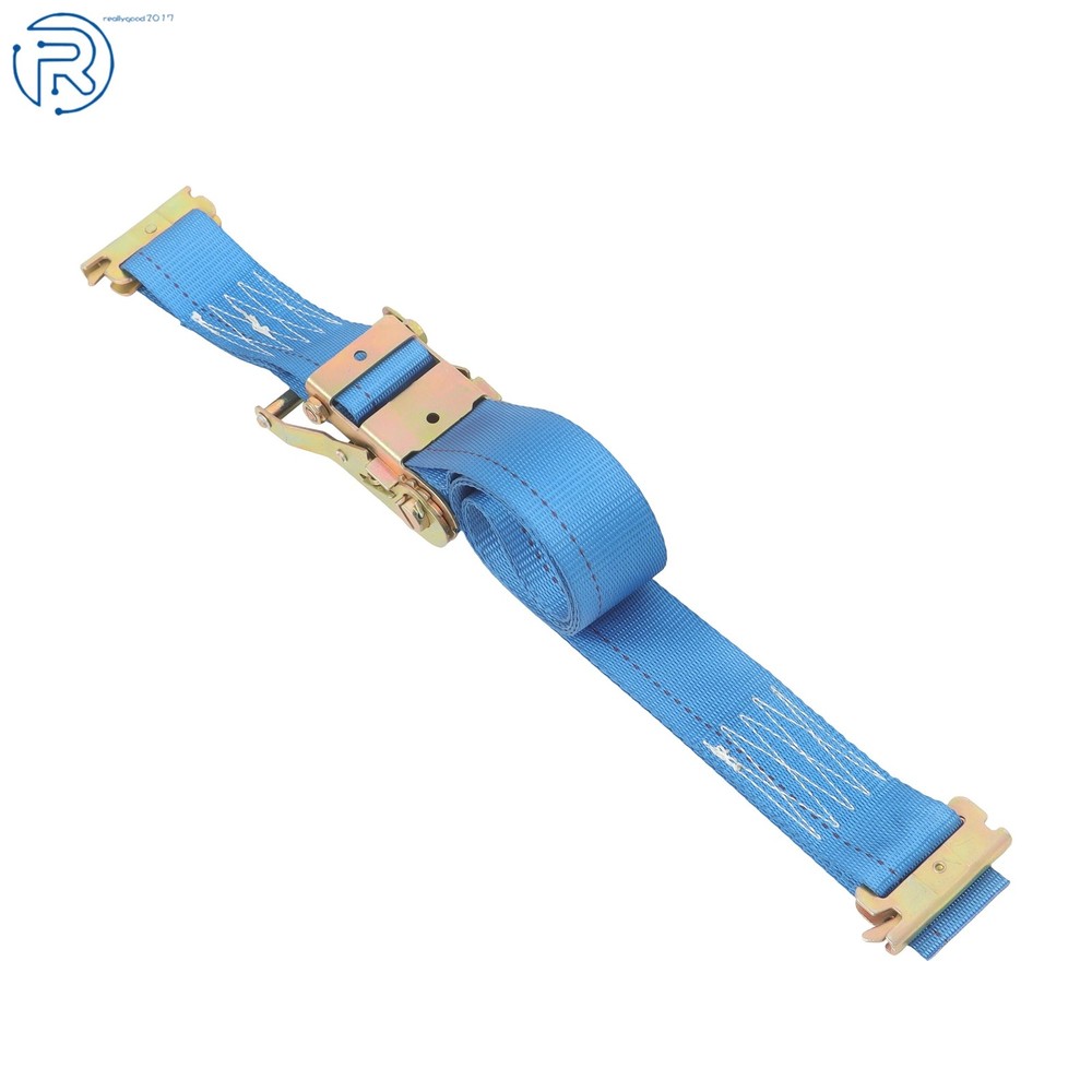 Durable E Track Wheel Chock System 7.5' Ratchet Tie Down Straps Secure Cargo