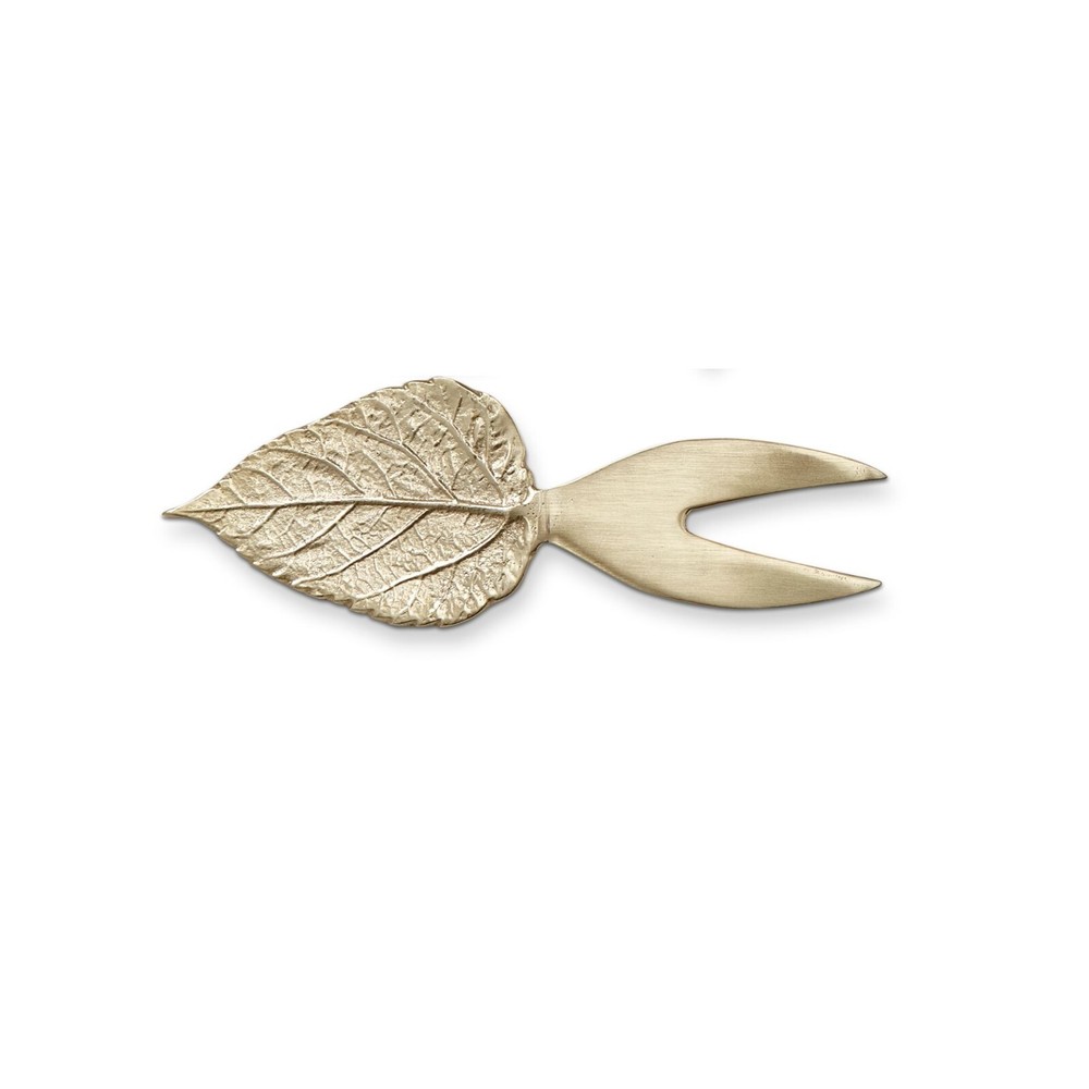 TAG Gold Leaf-Shaped Cheese Tool, Fork (G17157)