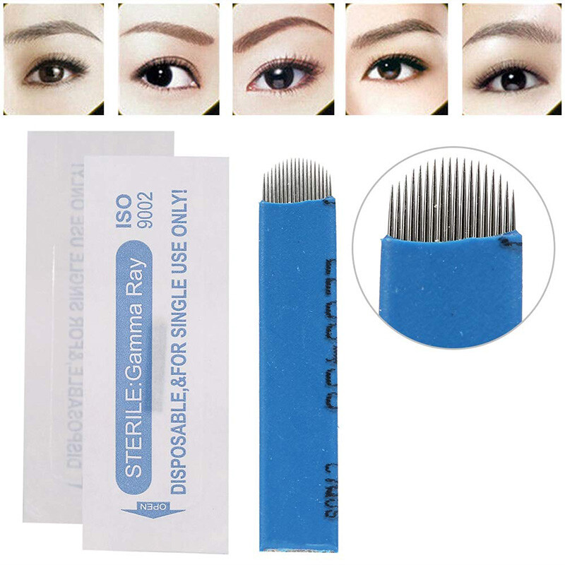 18U Shape Microblading Needles for Tattoo Blade Permanent Makeup Needle Blade