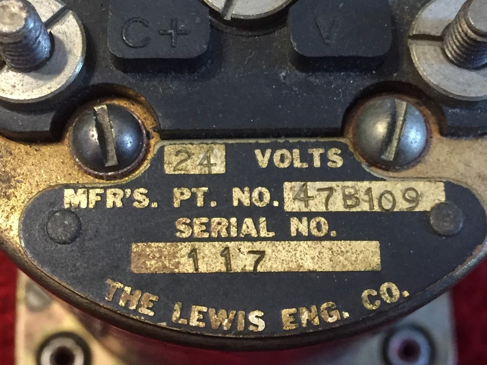 THE LEWIS ENGINEERING CO 2 1/4" TEMPERATURE INDICATOR P/N 47B109