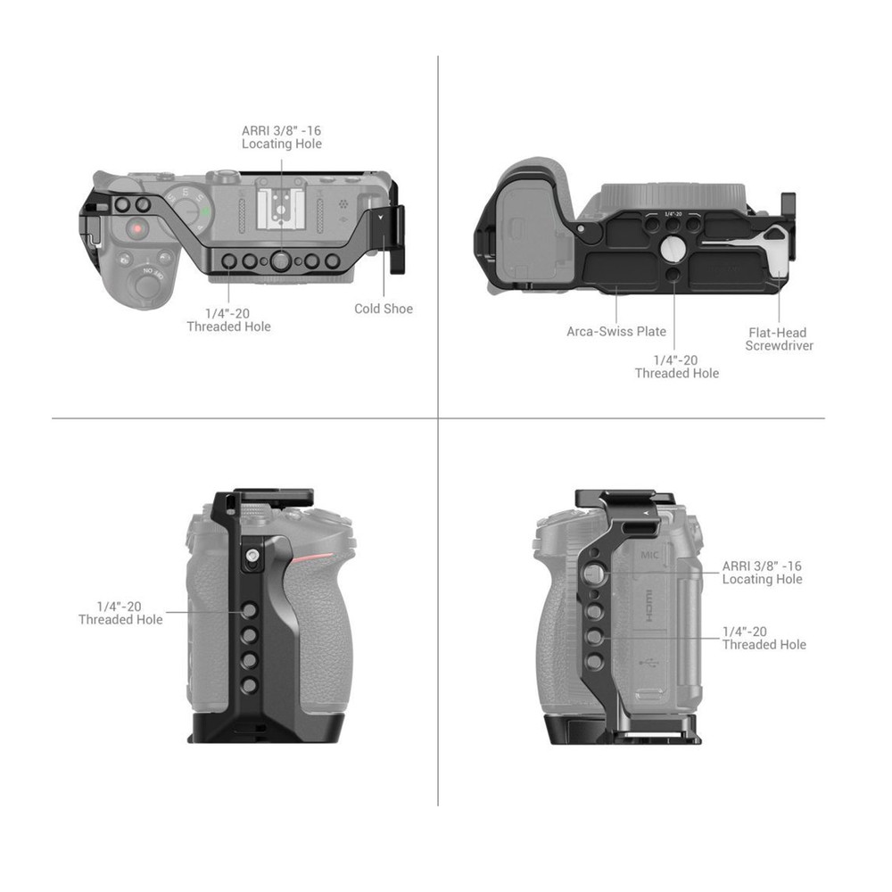SmallRig Camera Cage for Nikon Z30 with Quick Release