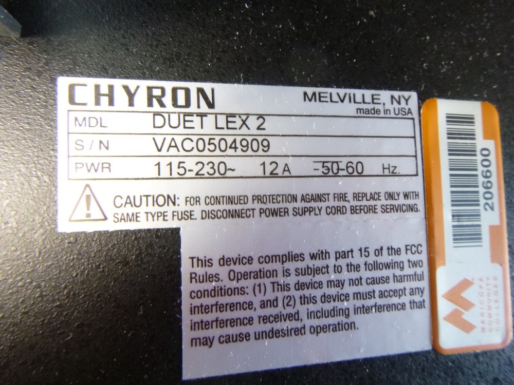 Chyron Duet LEX 2 Broadcast Graphics System LEX2