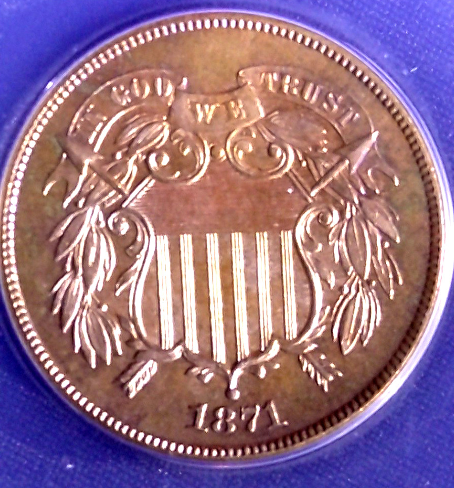 1871 2C , MS60 DETAIL