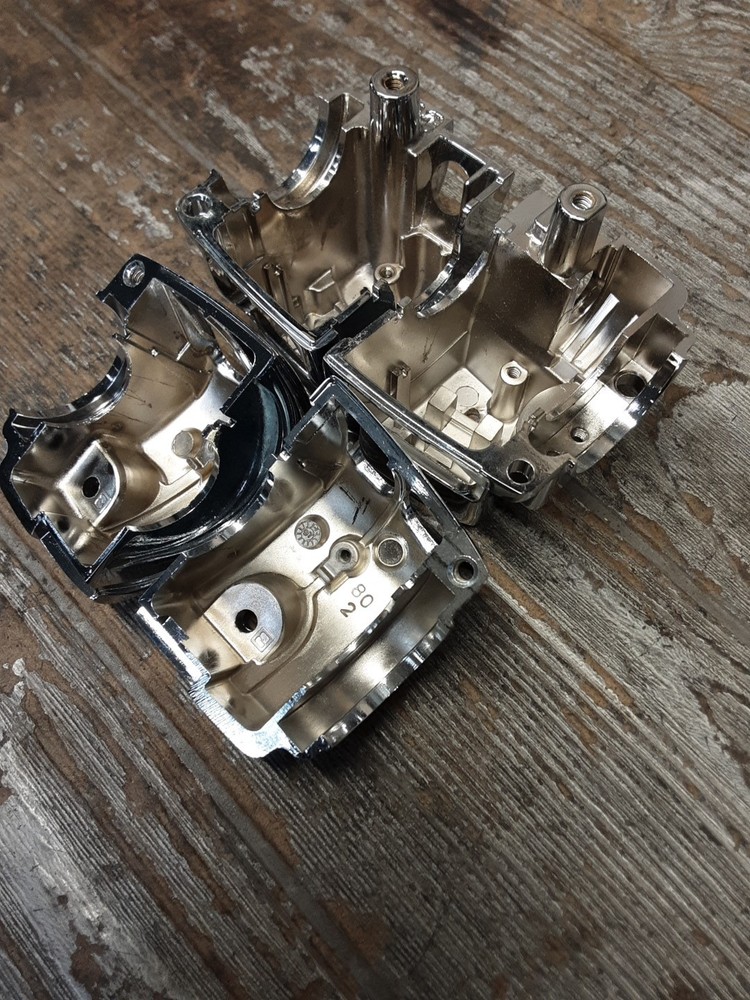 Harley Davidson Front Left Right Hand Control Switch Pack Covers Chrome