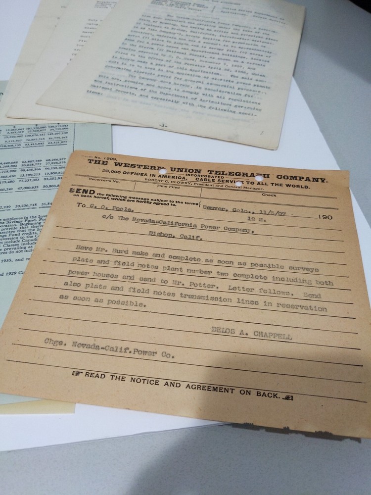 “Amsterdam” Authentic Movie Prop- Gala Surveillance scene paperwork