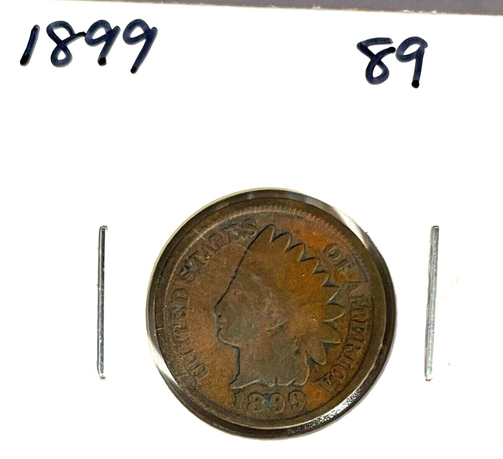 1899 indian head cent penny us coins