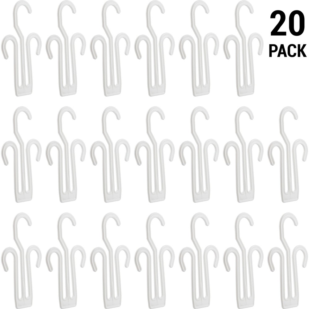 Shoe Drying Shelf Hangers 20PCS White Plastic Quick Dry Lightweight Durable