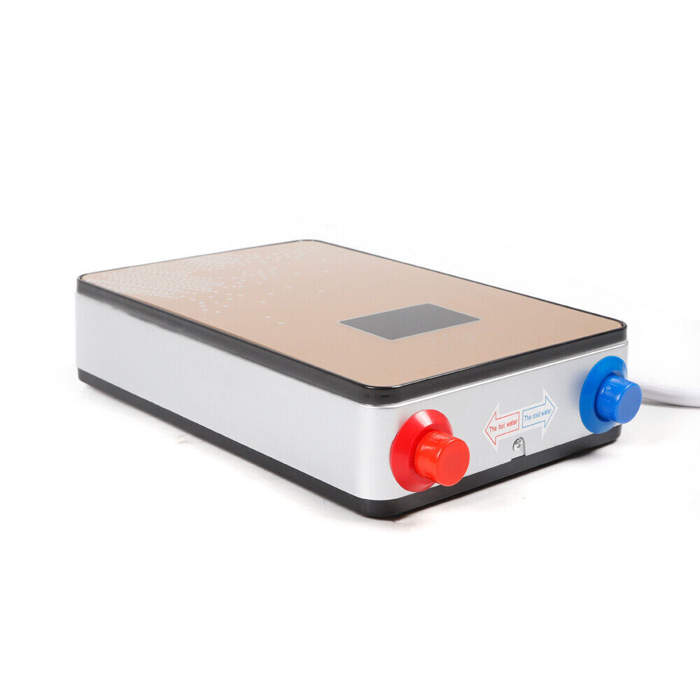 110V Instant Electric Tankless Hot Water Heater On Demand Whole House 4500W Neu