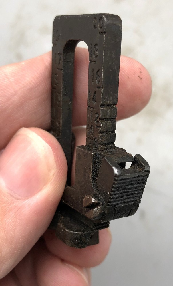 Japanese Arisaka Type 38 / 44 Rear Sight W/ Pin