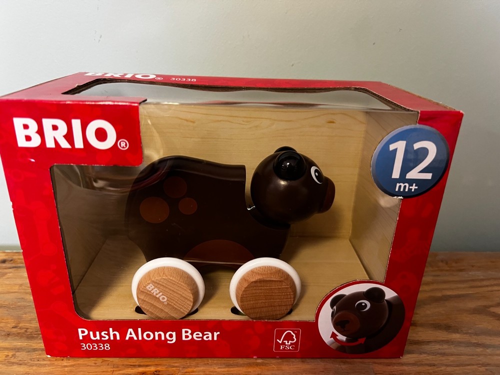 Brio PUSH ALONG BEAR 2021 New in Box