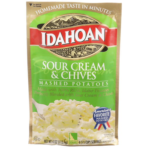 Idahoan Sour Cream & Chives Mashed Potatoes