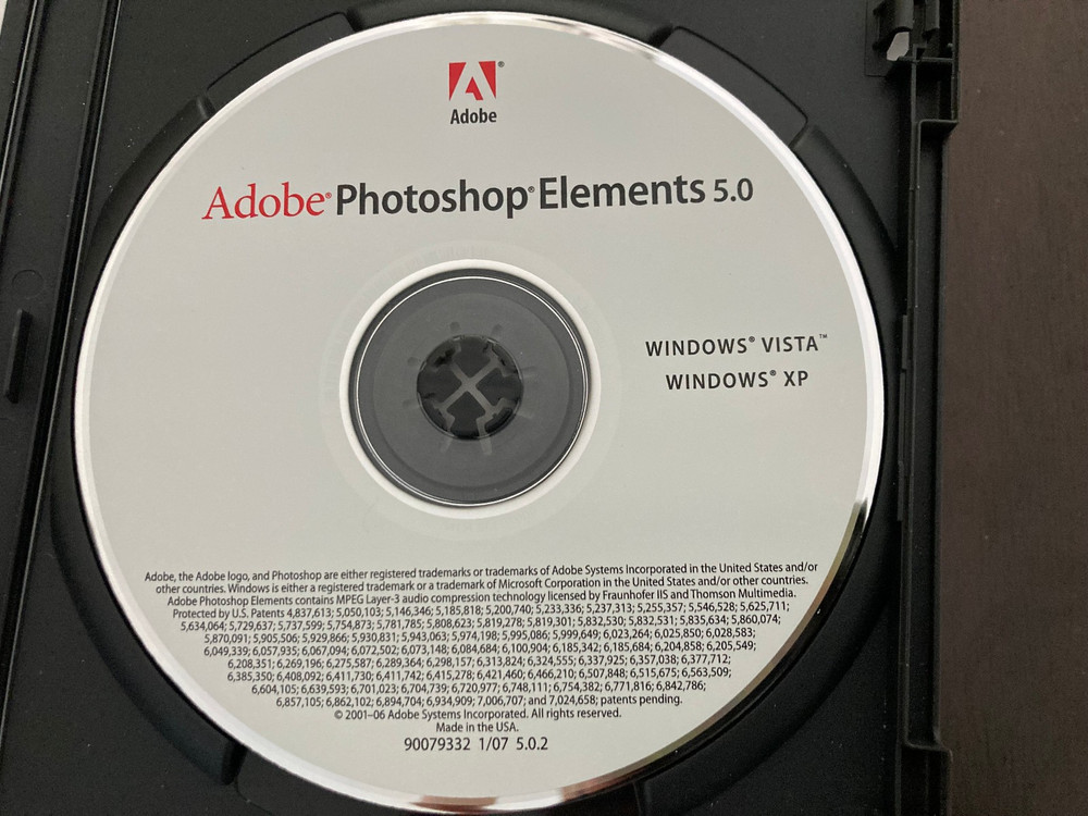Adobe Photoshop Elements 5.0 Software - Photo Editor (Win XP, CD, PC) New Sealed