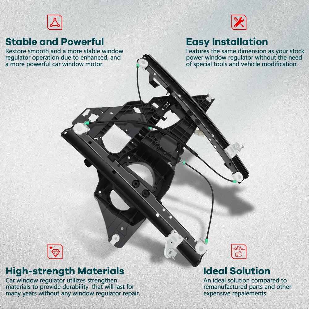 Power Window Regulator Motor Front Left Driver Side for 2003-2006 741-178