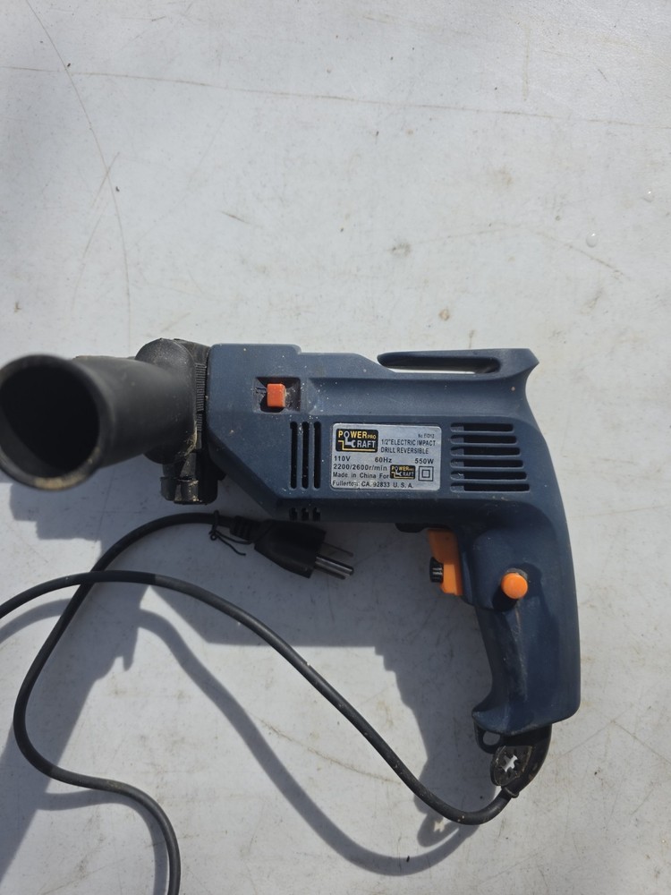 Power Pro Craft 1/2 Electric Impact Drill Reversible