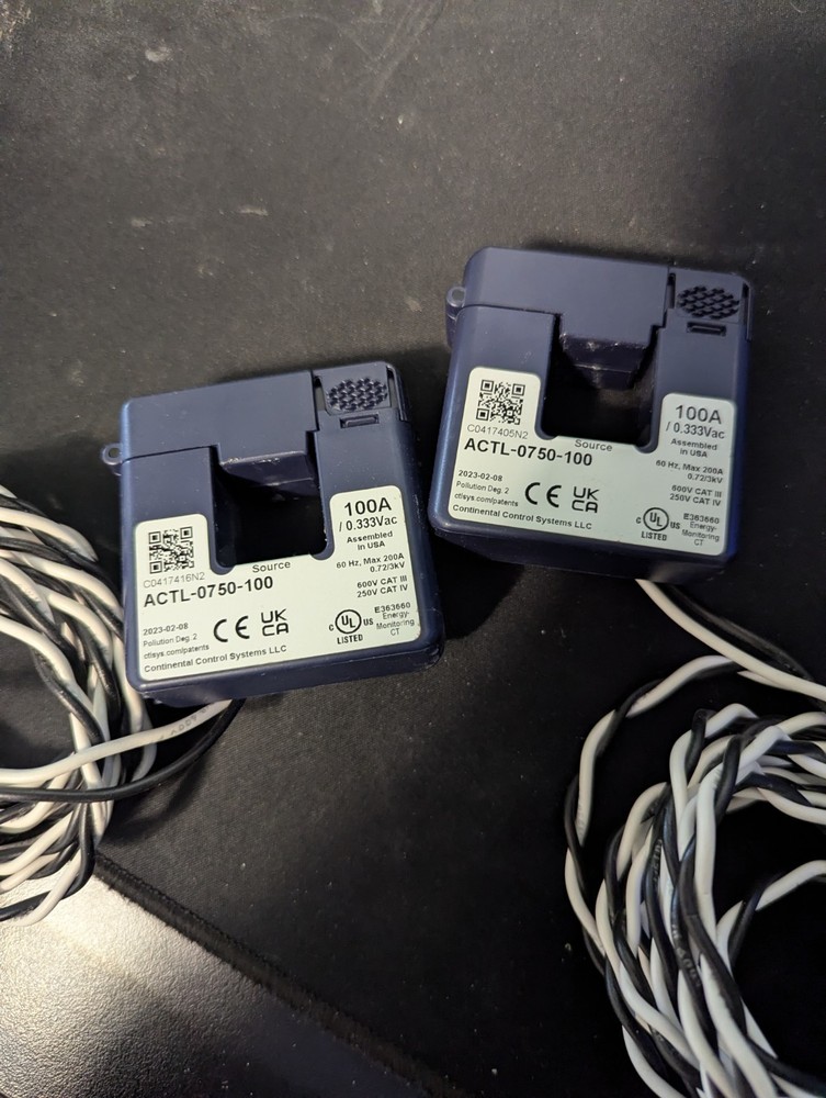 Continetal Control Systems 100a CT - Current Transducer .333Vac