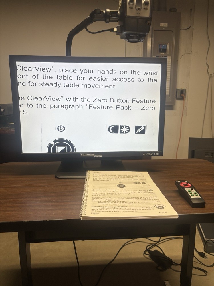 Enhanced Vision  Acrobat LCD 22"  With Remote - See Video Below