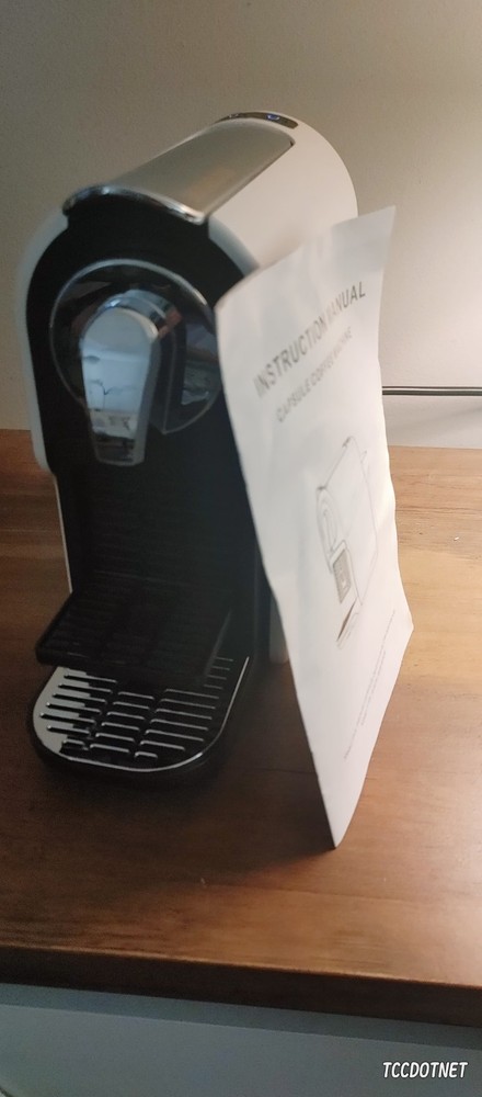 BeanGlass Espresso Pod Machine  Compact Capsule 👉Missing Water Tank