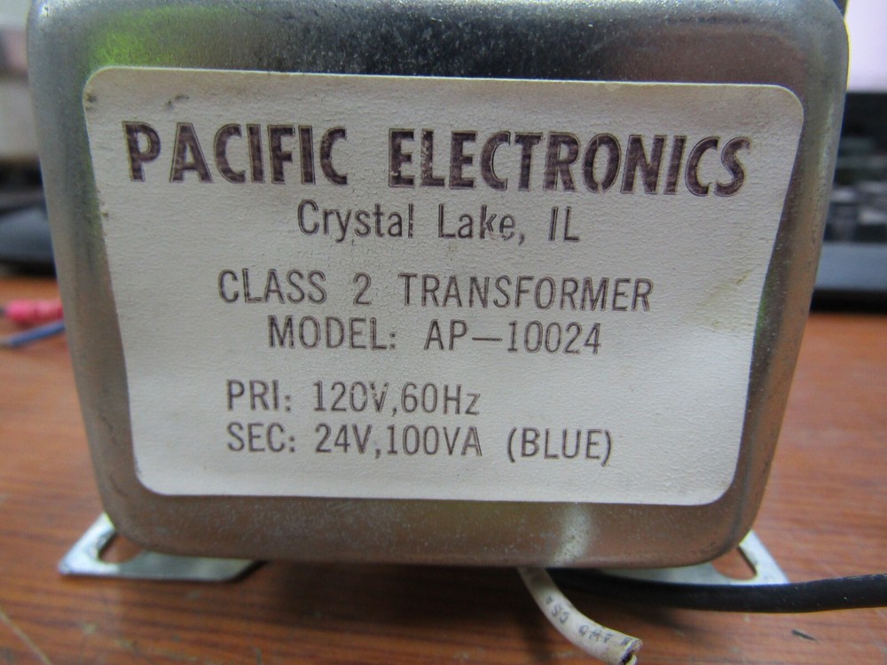 💥PACIFIC ELECTRONICS CLASS 2 TRANSFORMER AP-10024 120 VAC