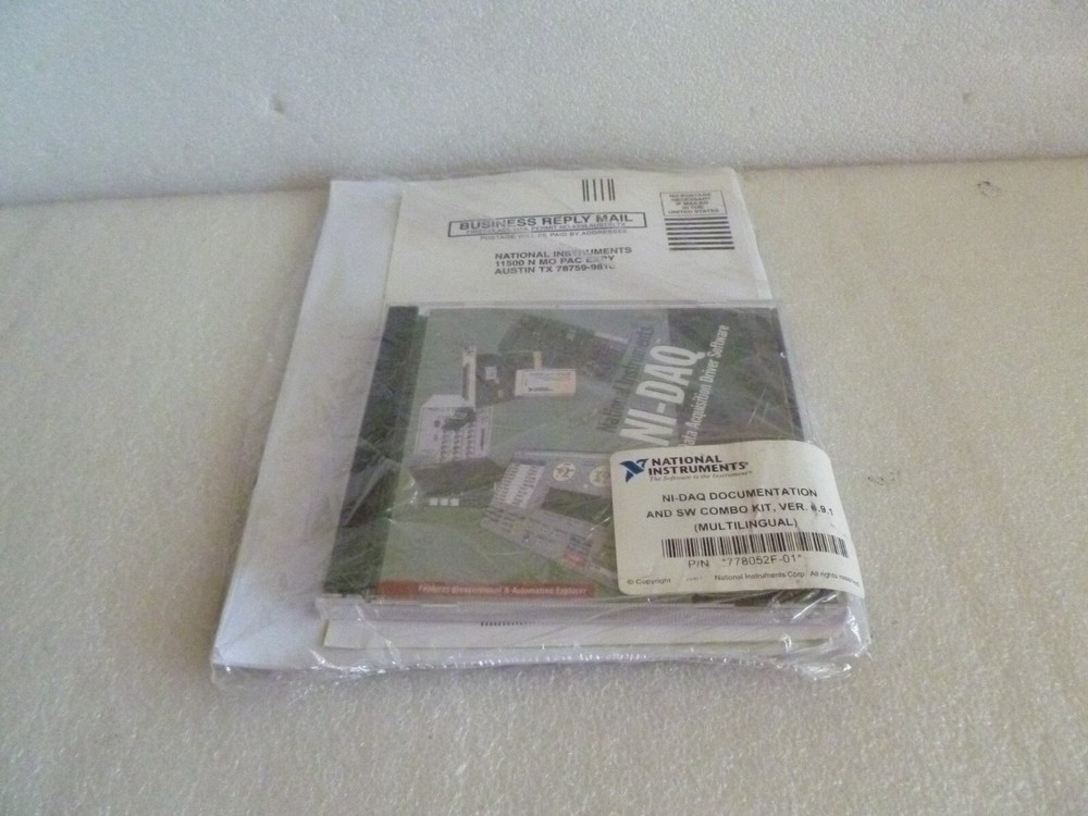 NATIONAL INSTRUMENTS NI-DAQ DOCUMENTATION AND SW COMBO KIT VER 6.9.1