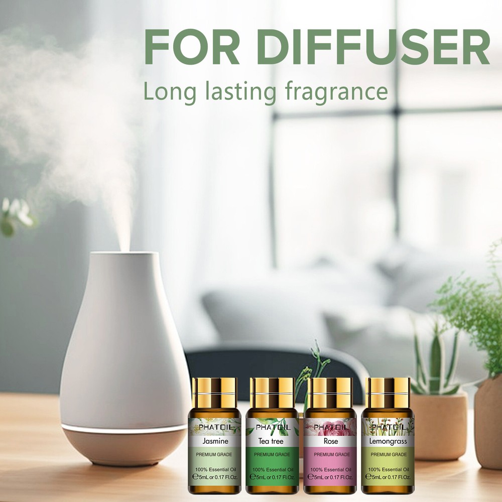 15PCS Essential Oils Gift Set 5ML- Premium Quality Essential Oils for Diffusers