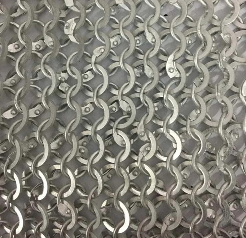 Chainmail Coif, 9MM Round Riveted And Washer