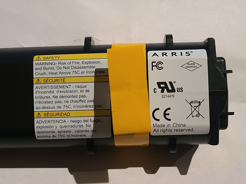Arris Modem Battery Model BPB044S