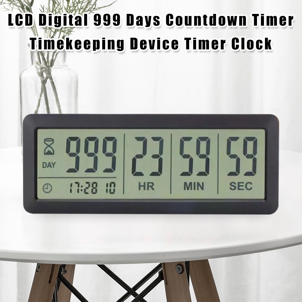 999 Days Count Down Clock Digital Countdown Days Timer Clock Time Management