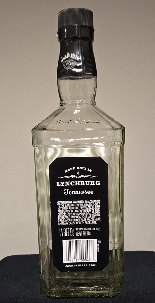 Jack Daniel's Tennessee Whiskey 1.75 Liter Empty Bottle