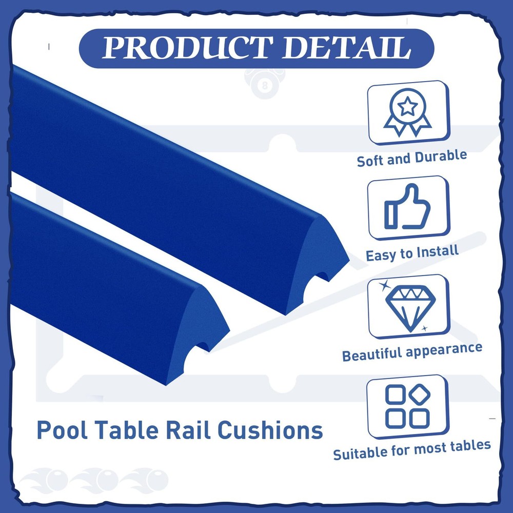 Billiard Cloth for 8 ft Pool Table Pre Cut Pool Table Felt Billiard Protector...