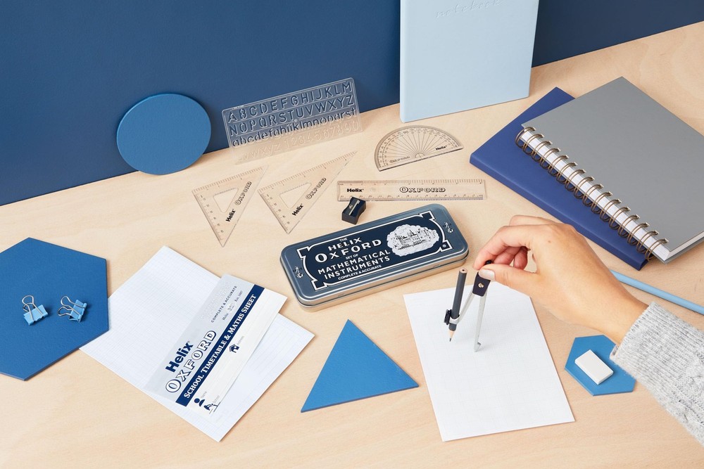 Helix Oxford Maths Set with Storage Tin