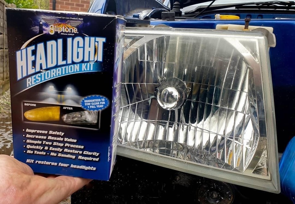 Gliptone Headlight Restoration Kit, No Sanding or Tools Required, Restores...
