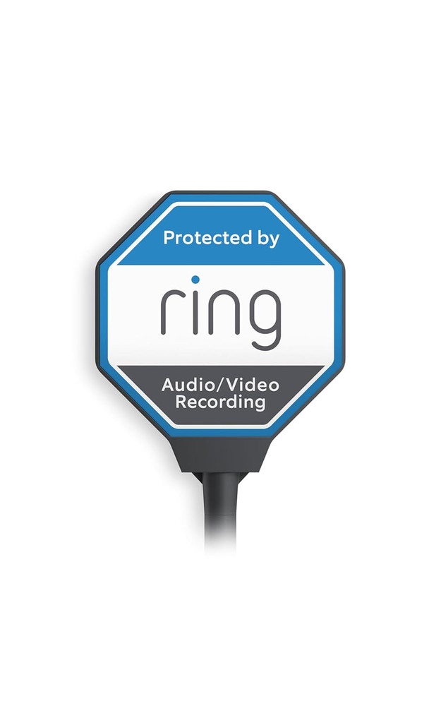 Beacon — Help Deter Crime 24/7, Solar Security Sign, Works on Amazon Sidewalk, S