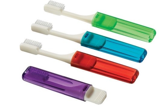 Plak Smacker Travel V-Trim Toothbrush (12 count)
