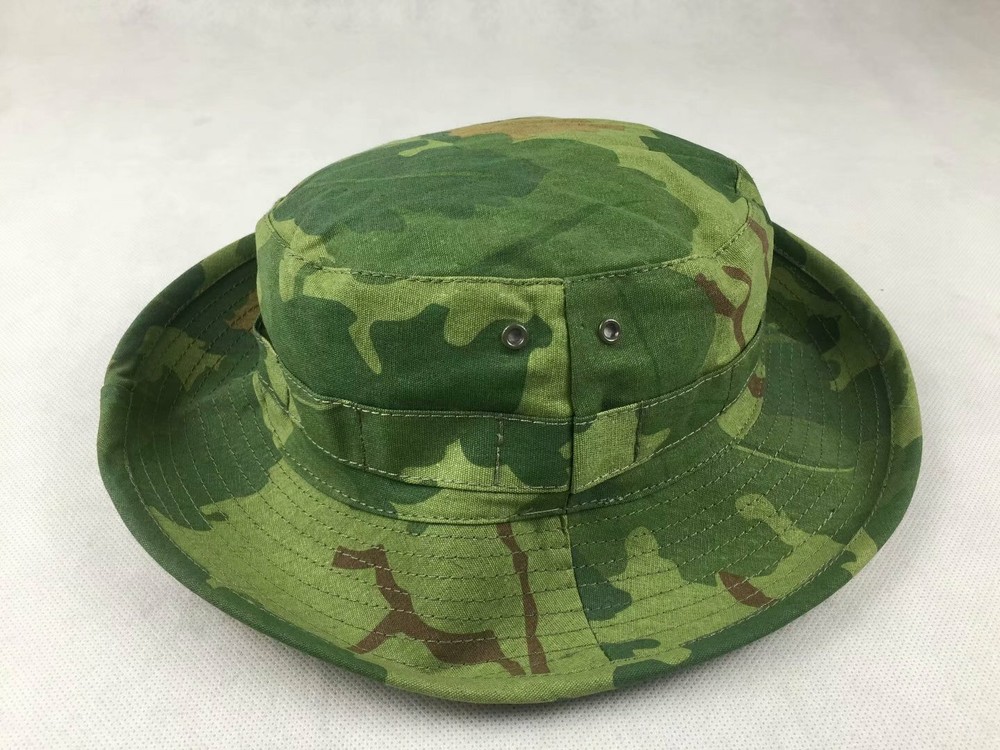 VIETNAM WAR MITCHELL CAMOUFLAGE SUMMER CAMO BOONIE BUSH HAT Size 62