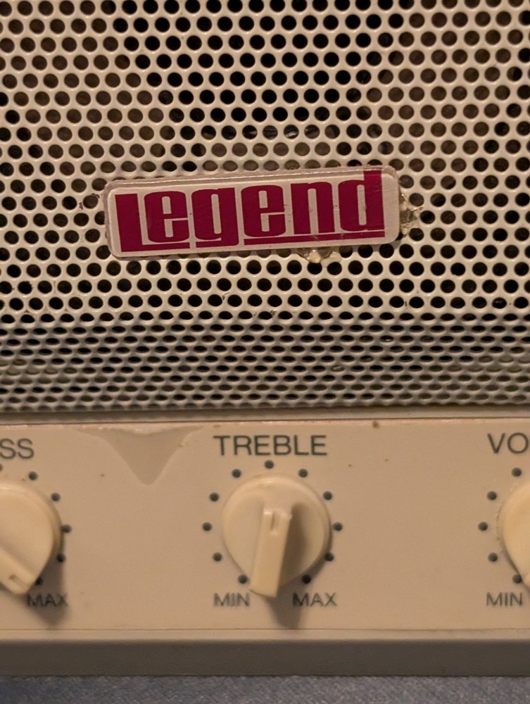 Vintage 90s Legend" brand portable computer speaker UNTESTED