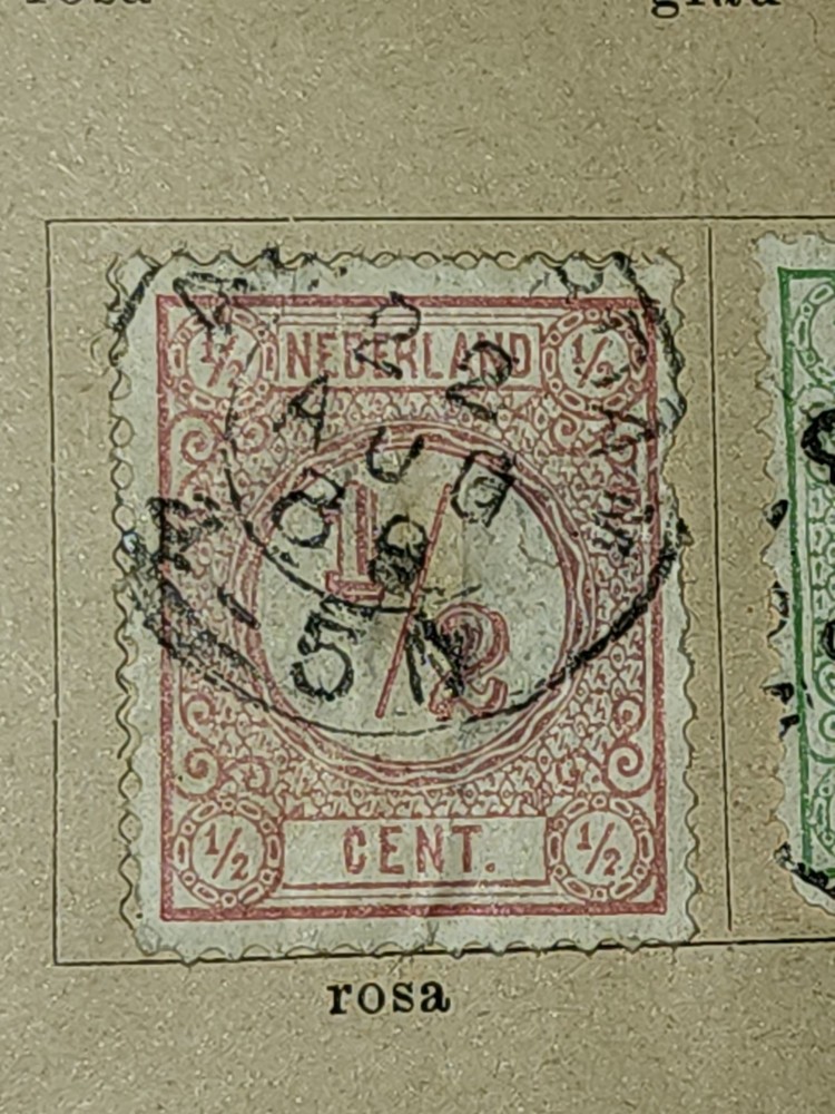 Foreign Nederland 1/2c Stamp Used - #I23