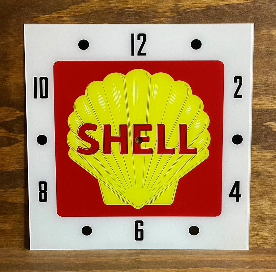 15" Shell Square Glass Replacement Face for Pam Clock FREE SHIP