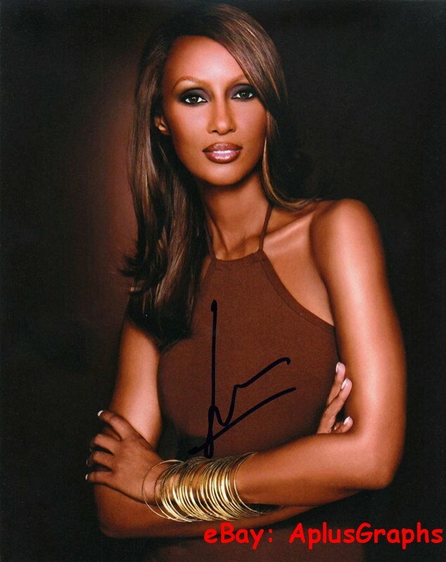 IMAN... Simply Stunning Supermodel - SIGNED
