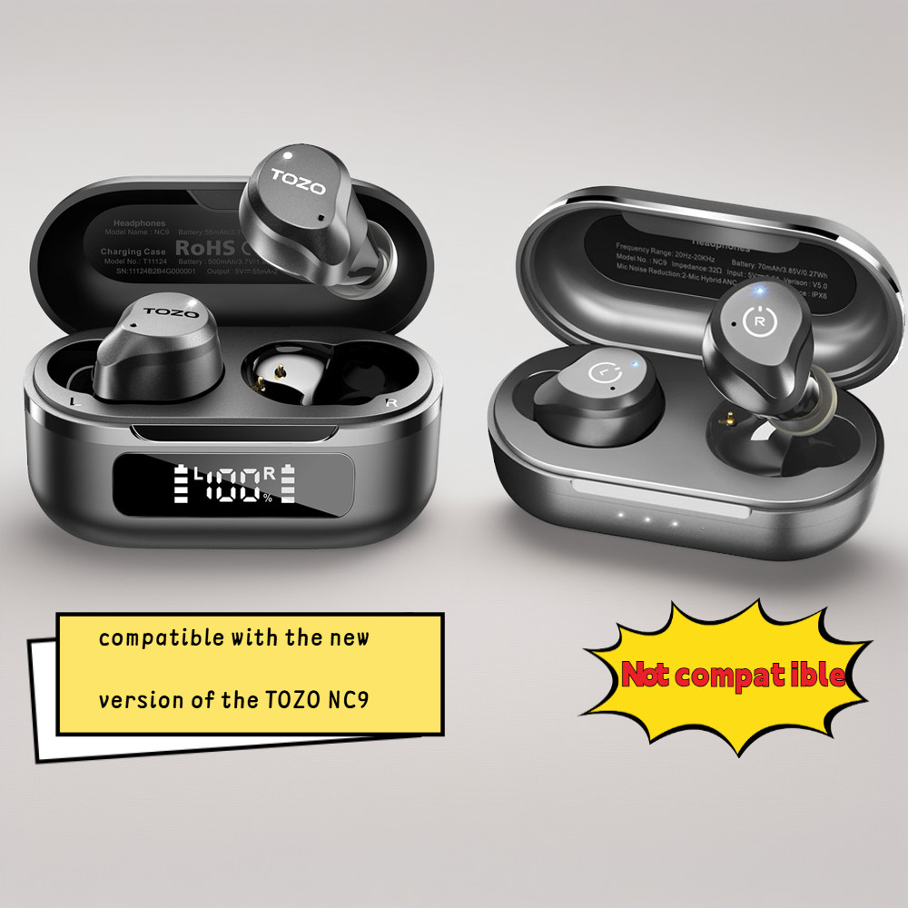 TOZO NC9 New Version Wireless Earbuds Replacement Charger Case