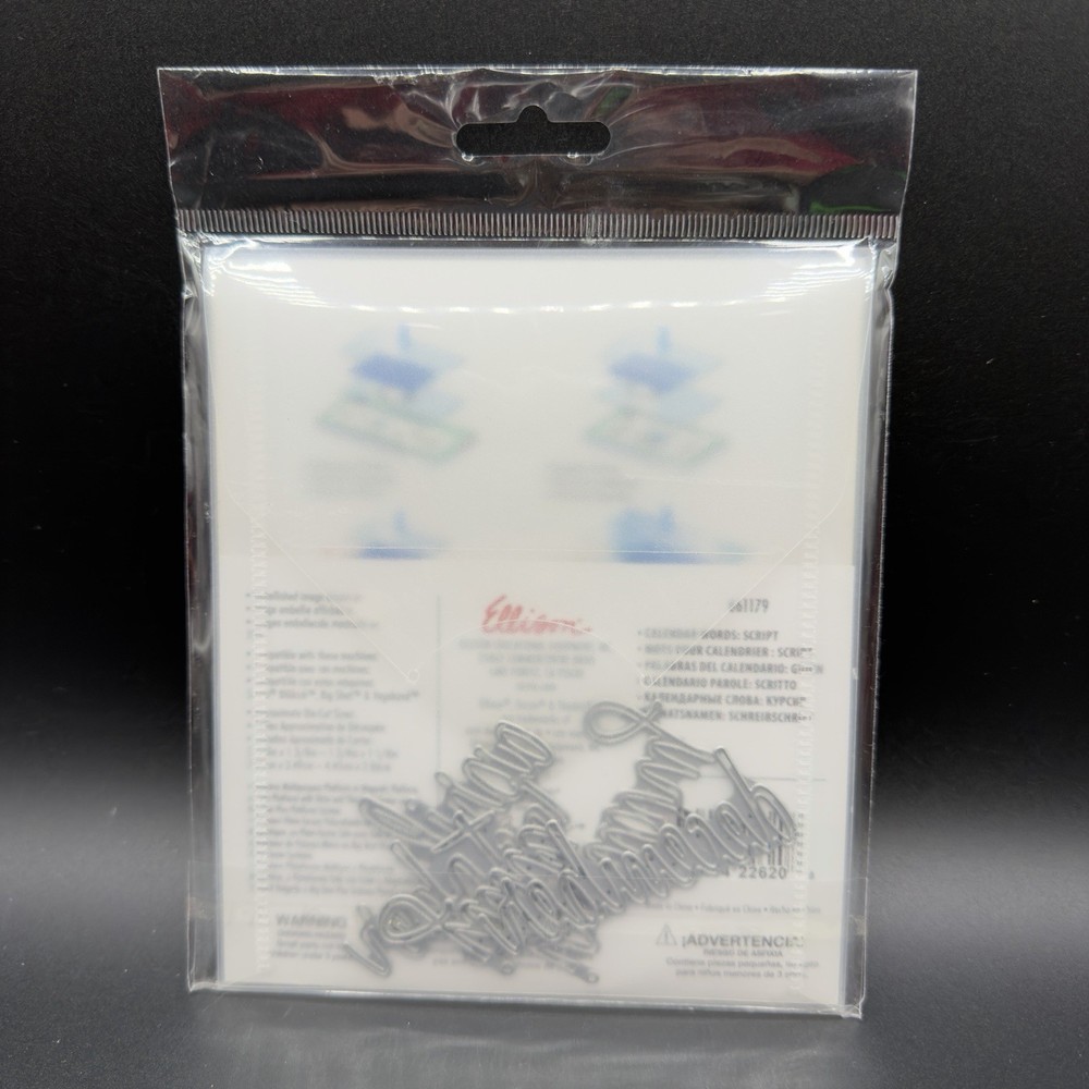 Sizzix Thinlits Tim Holtz Month & Day Word Dies 661179 661181 Planner Scrapbook