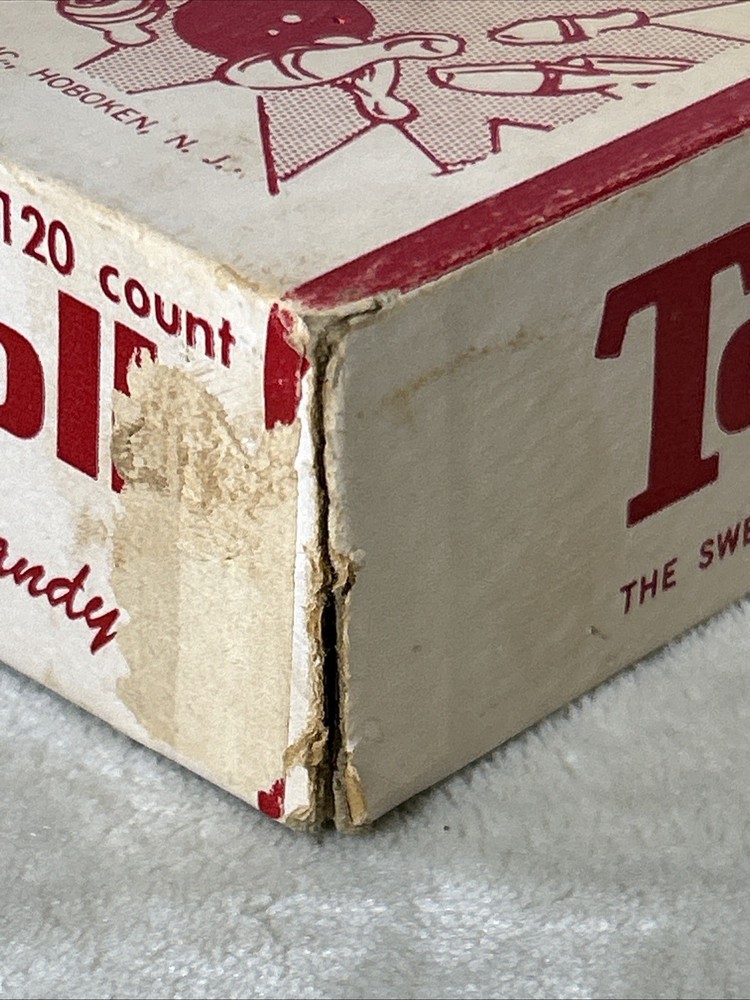 Tootsie Roll Candy Empty Display Box Bowling Graphic Tootsie Rolls READ