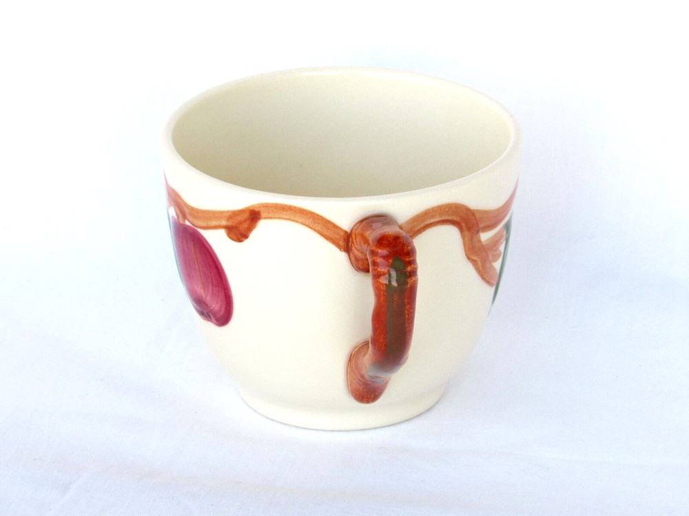 FRANCISCAN Cup & Saucer Set Single APPLE Pattern Matching Perfect Gift