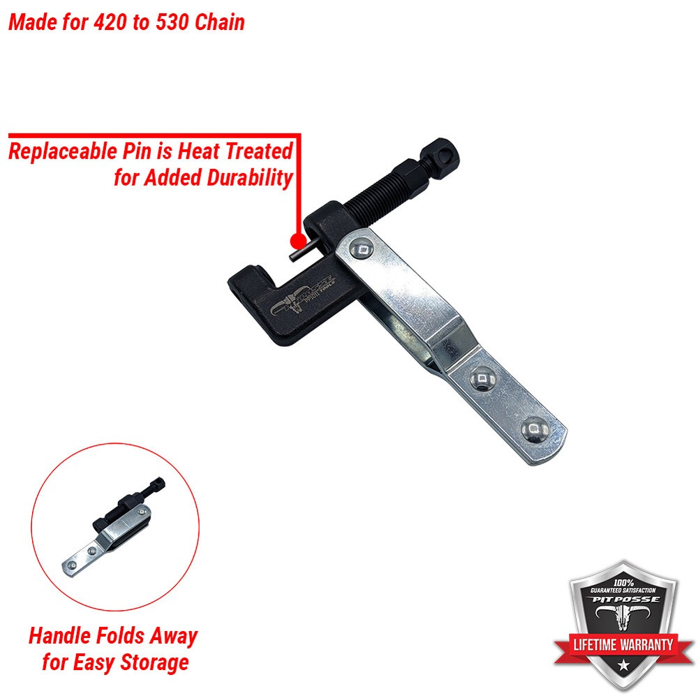 Pit Posse PP1011 Compact Chain Breaker Motorcycle Tool