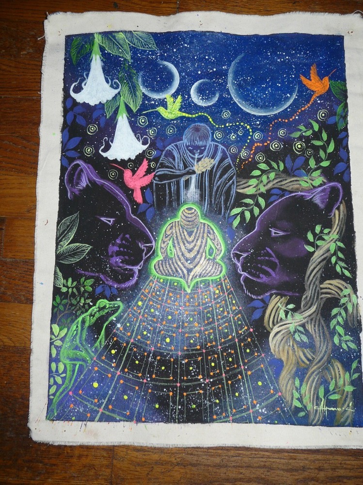 PERU AMAZON AYA.  PAINTING #5